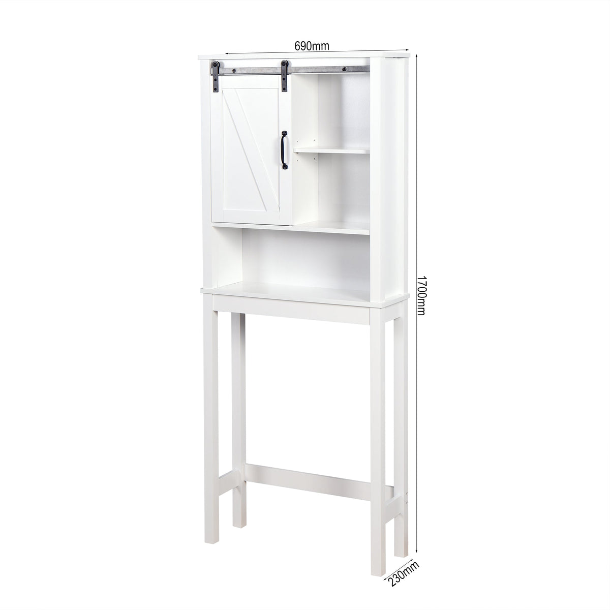 Over-the-Toilet Storage Cabinet, Space-Saving Bathroom Cabinet
