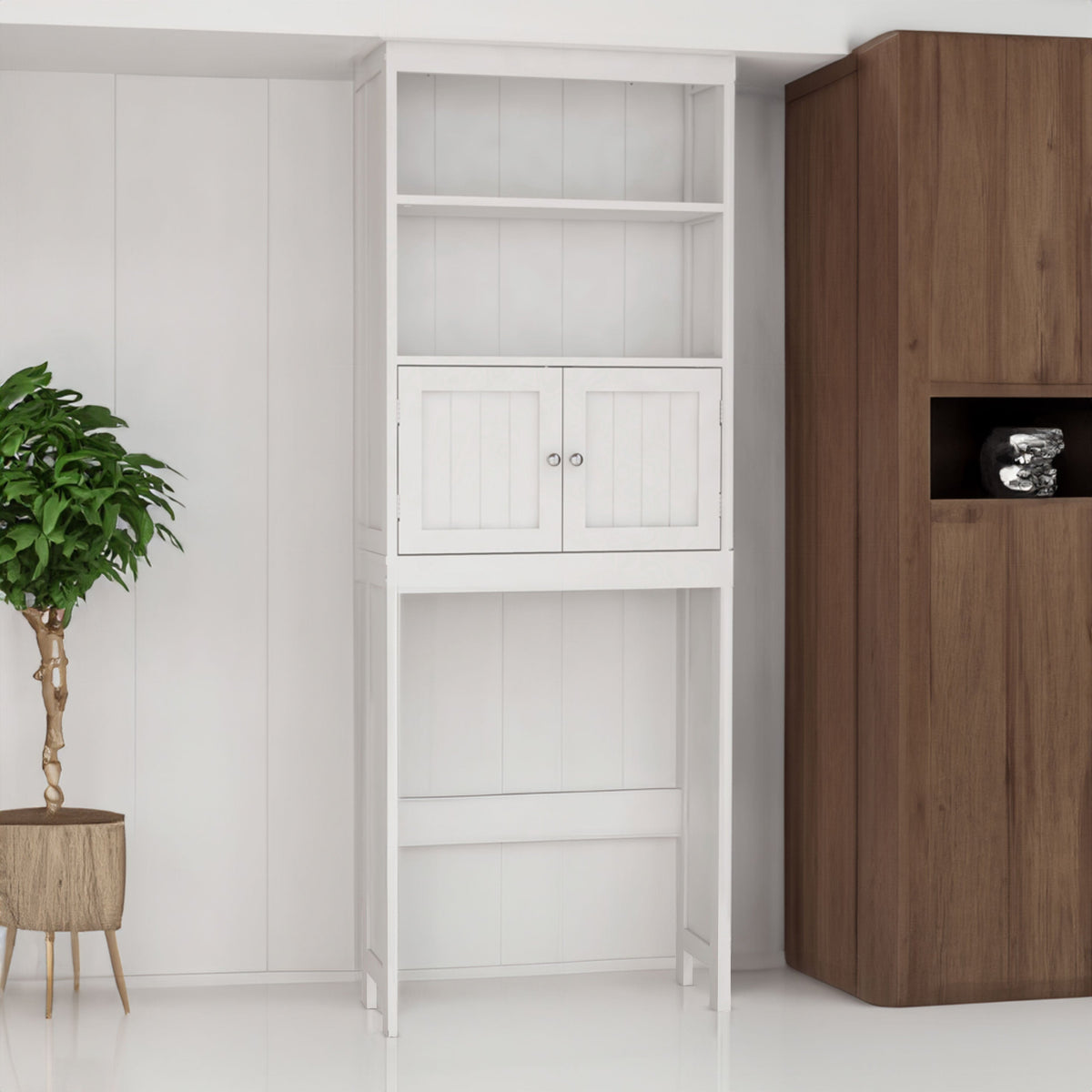 Over The Toilet Rack 2 -Tier Toilet Bathroom Spacesaver Storage