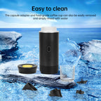 2025 Upgraded 3-in-1 Cordless Coffee Maker - 20Bar Portable for Car/Camping/Home