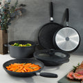BergHOFF EuroCAST 6Pc Chef Add-on Cookware Set - Large Size Pots and Pans