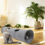 2/3/4/5 Holes Pet Cat Tunnel Toys Foldable Pet Cat Kitty Training Interactive