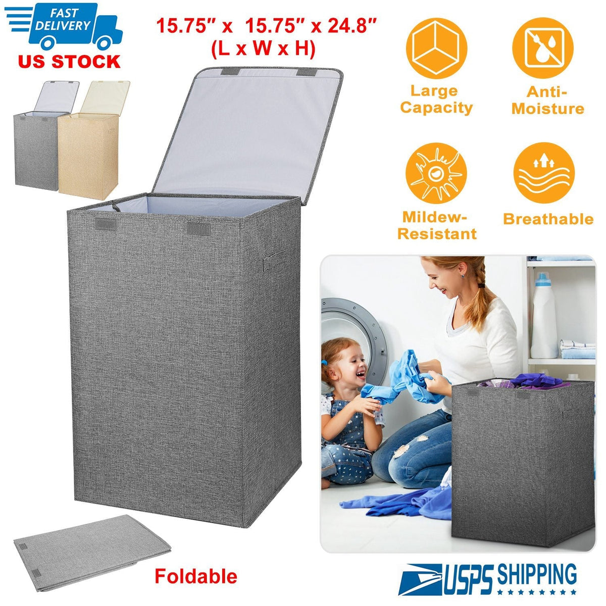Foldable Laundry Hampers