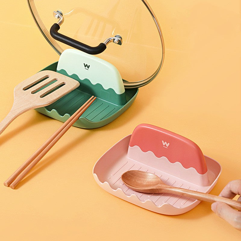 Bowl shovel holder household soup spoon mat