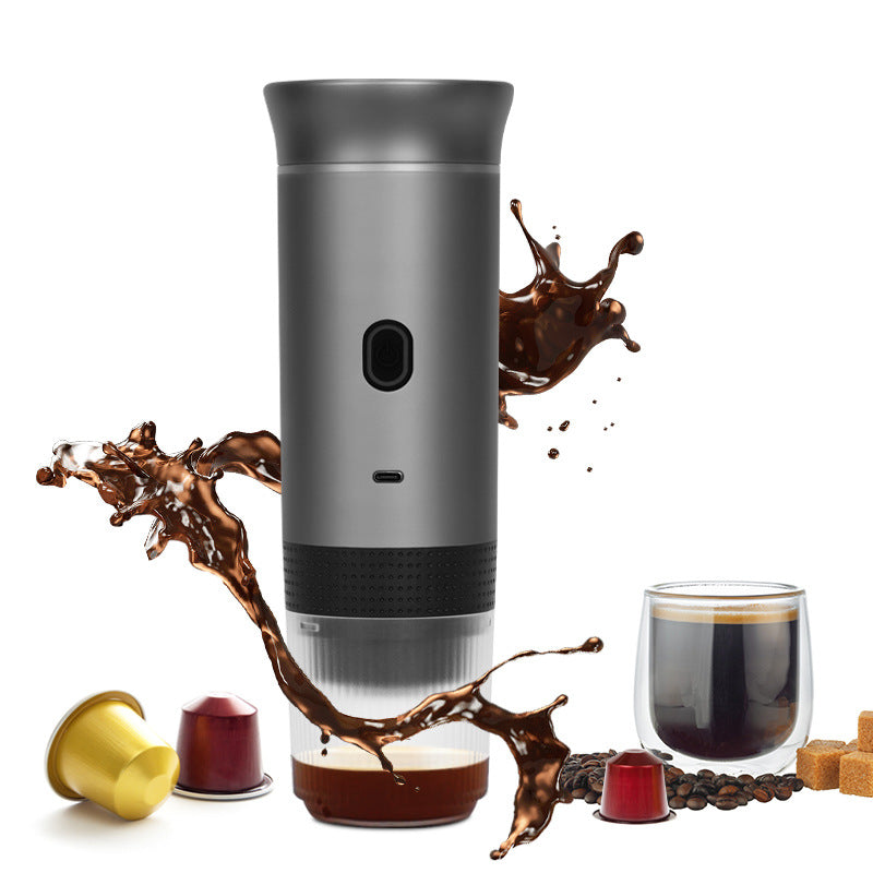 2025 Upgraded 3-in-1 Cordless Coffee Maker - 20Bar Portable for Car/Camping/Home