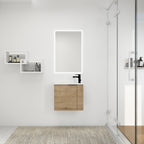 Bathroom Vanity with Sink 22 Inch for Small Bathroom,Floating Bathroom Vanity