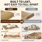 Cat Scratching Board 2-Pack, Reversible Cat Scratcher Pad
