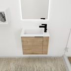 Bathroom Vanity with Sink 22 Inch for Small Bathroom,Floating Bathroom Vanity