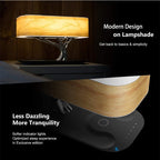 Modern led table lamp for bedroom dimmable bluetooth Speaker phone Charger