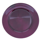 Fennco Styles Classic Rustic Deisgn Holiday Decorative Charger Plates 13" Round, Set of 4