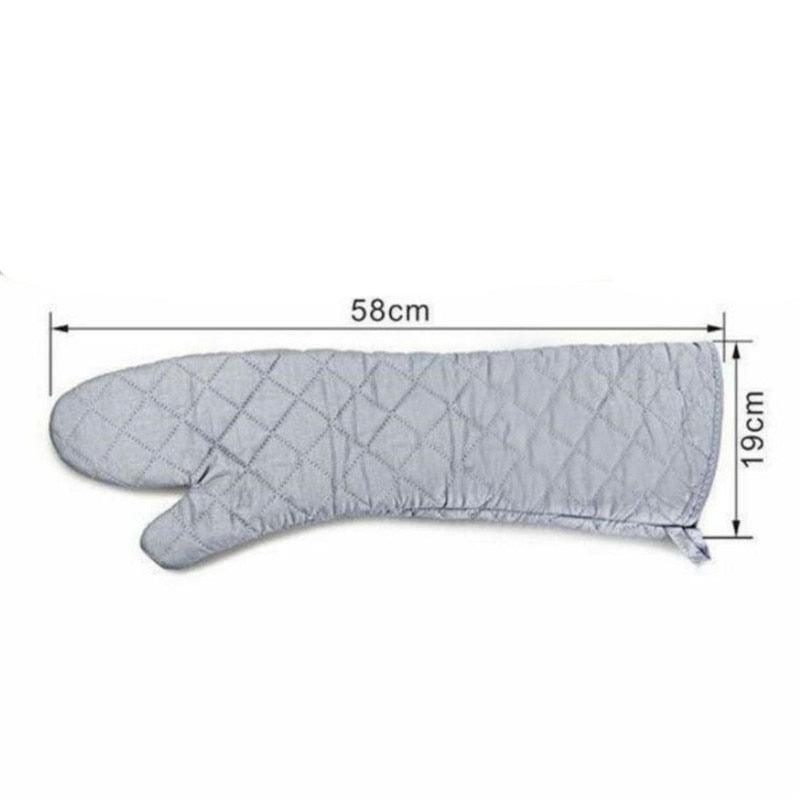 58cm Oven Gloves Long Oven Mitt Kitchen Gloves