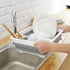 Foldable Dish Rack Kitchen Storage