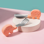 Baby Gadgets Tableware Set Children Utensil Stainless Steel Toddler Dinnerware Cutlery