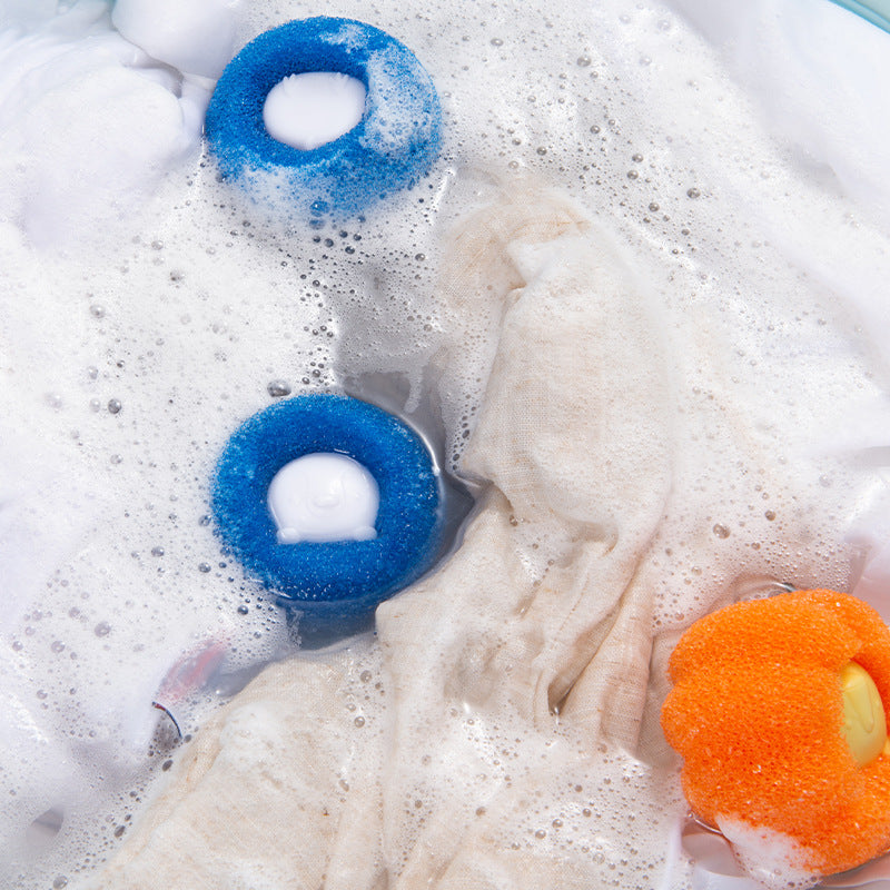3 Decontamination Laundry Balls Clothes Anti-Winding Washing Machine Cleaning Balls