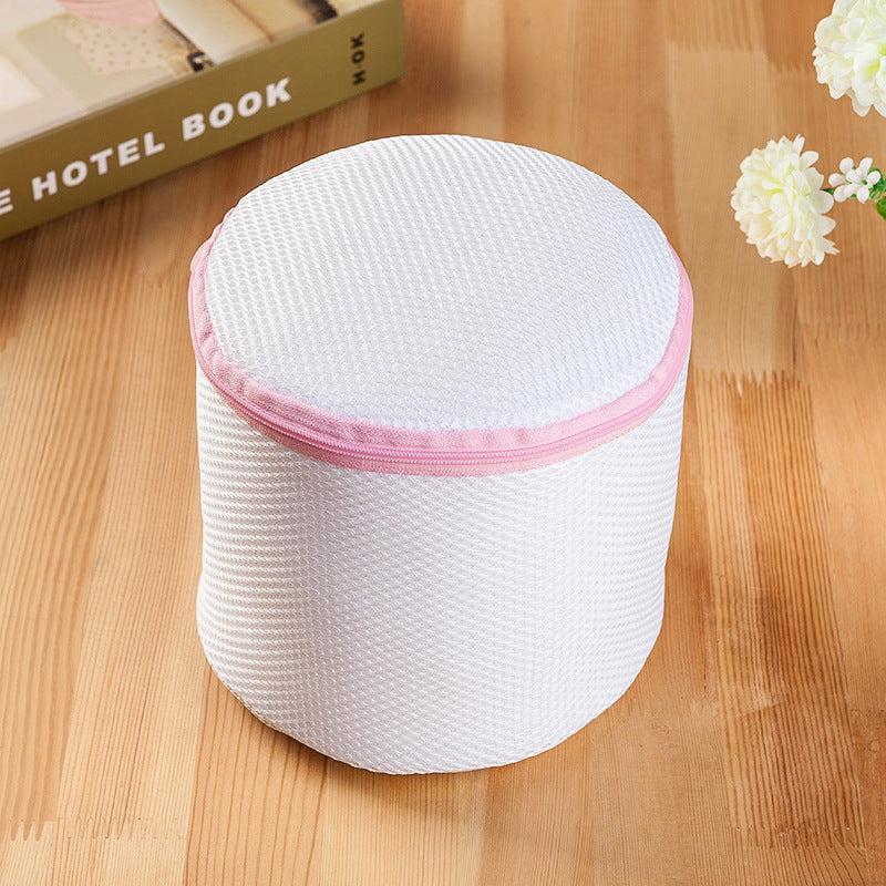 7Pcs Laundry Bags Pink Zipper Fine Mesh Clothes Protection Laundry Bag