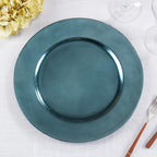 Fennco Styles Classic Rustic Deisgn Holiday Decorative Charger Plates 13" Round, Set of 4