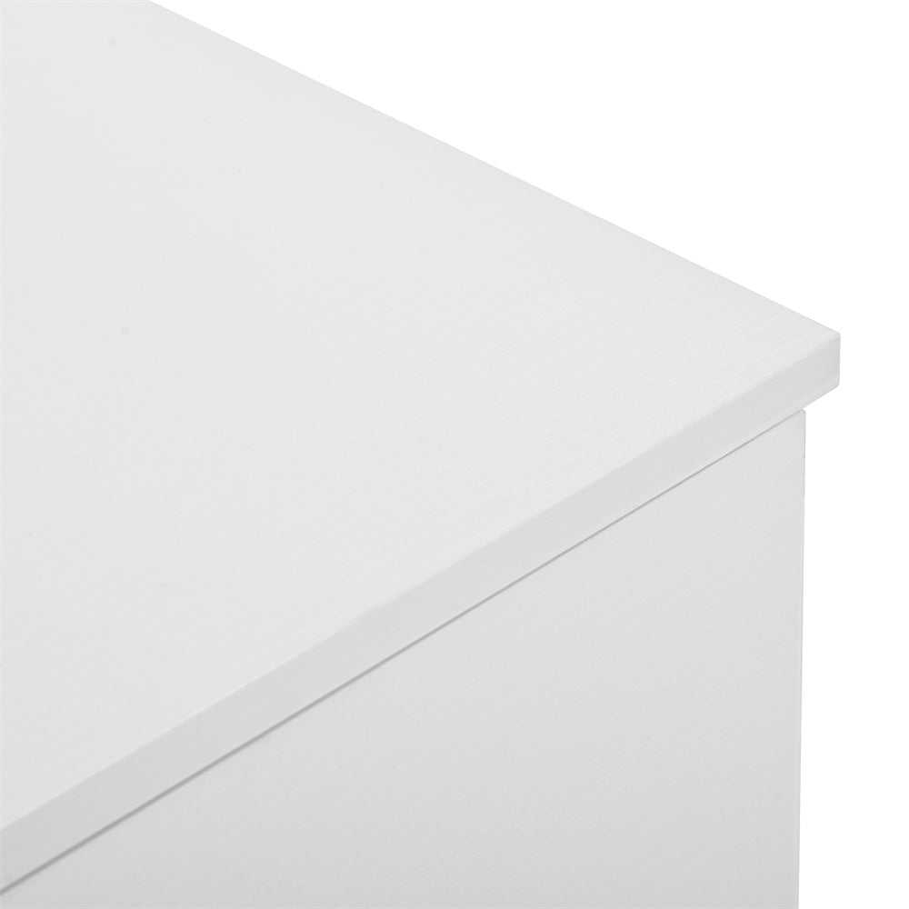 Modern White 9-Drawer Dresser for Bedroom