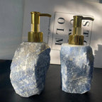 1 PCS Natural Pink Crystal Stone Press Bottle Dispenser