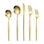 Portuguese Stainless Steel Four-Piece Tableware Set
