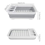 Foldable Dish Rack Kitchen Storage
