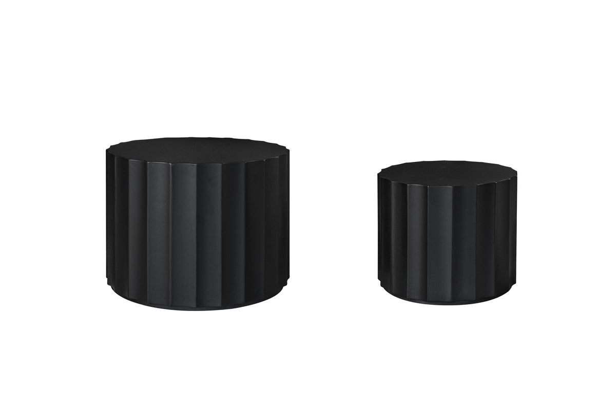 Coffee Table Set of 2, Round Coffee Table
