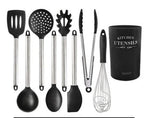 The silicone kitchen utensils and appliances