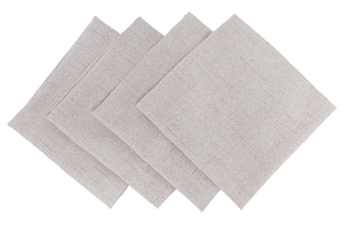 Fennco Styles Classic Solid Tablecloth - Natural Table Cover for Everyday Use