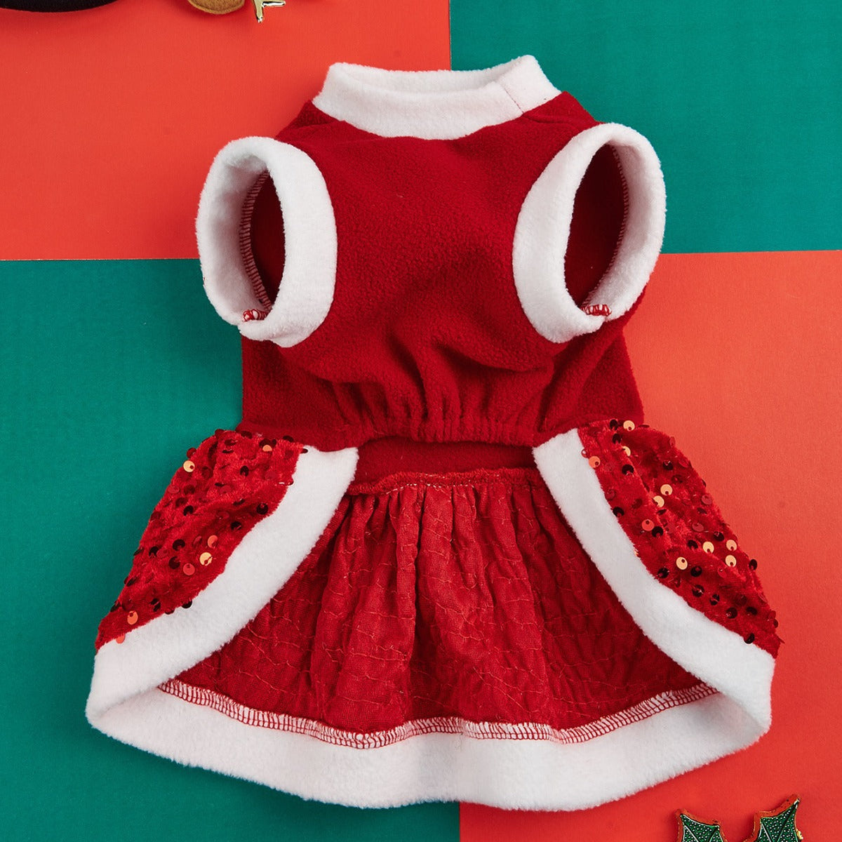 Autumn and Winter New Pet Plush Clothes Christmas