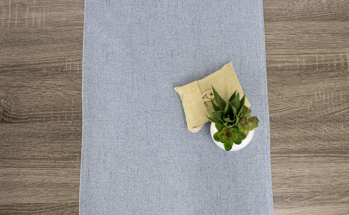 Fennco Styles Classic Solid Tablecloth - Natural Table Cover for Everyday Use