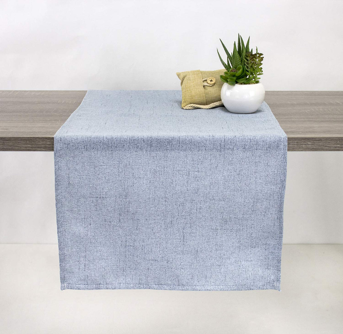 Fennco Styles Classic Solid Tablecloth - Natural Table Cover for Everyday Use