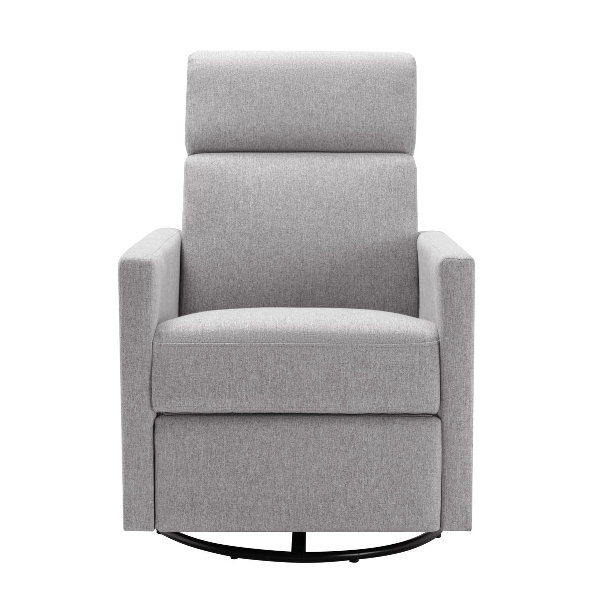 Modern Upholstered Rocker Nursery Chair Plush Seating Glider Swivel Recliner