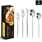 Portuguese Stainless Steel Four-Piece Tableware Set