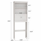 Over The Toilet Rack 2 -Tier Toilet Bathroom Spacesaver Storage