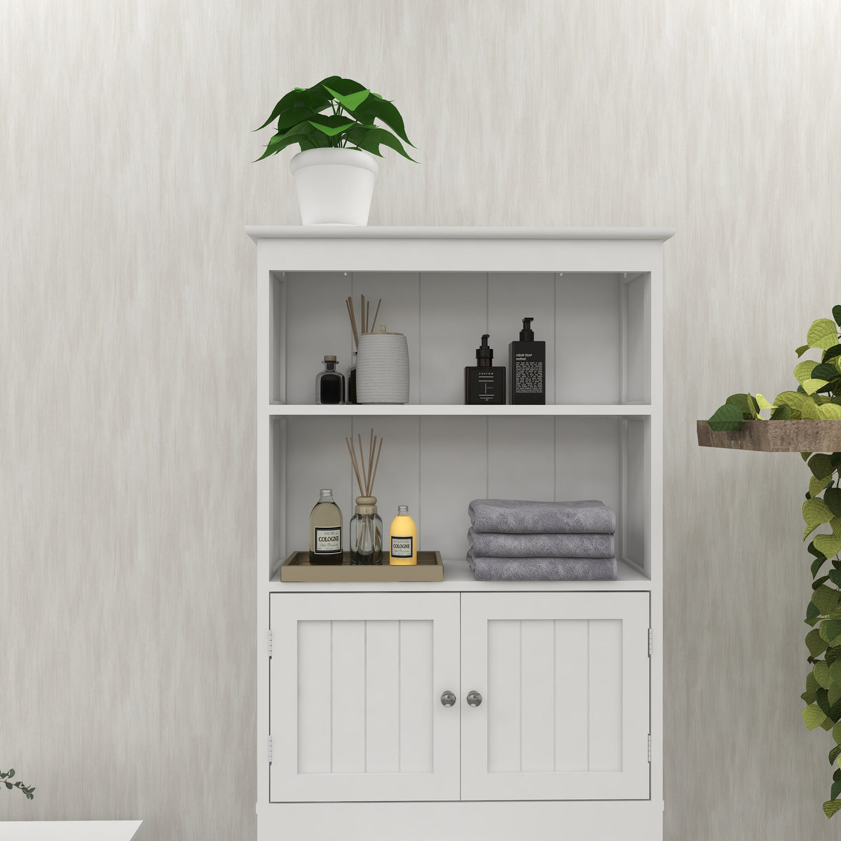 Over The Toilet Rack 2 -Tier Toilet Bathroom Spacesaver Storage
