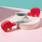 Baby Gadgets Tableware Set Children Utensil Stainless Steel Toddler Dinnerware Cutlery