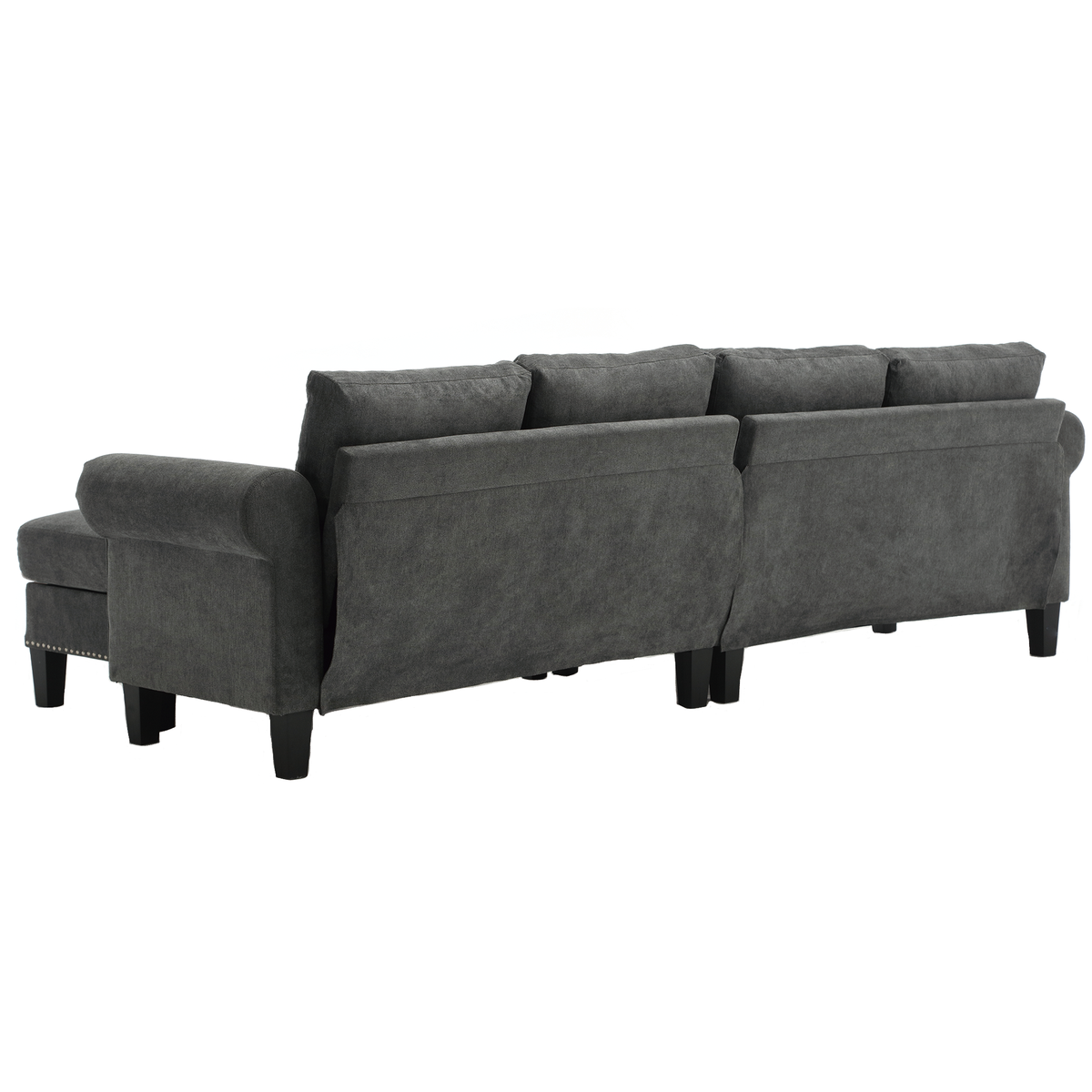 Convertible Sectional Sofa with Storage,L-shaped sofa Modern Linen Fabric