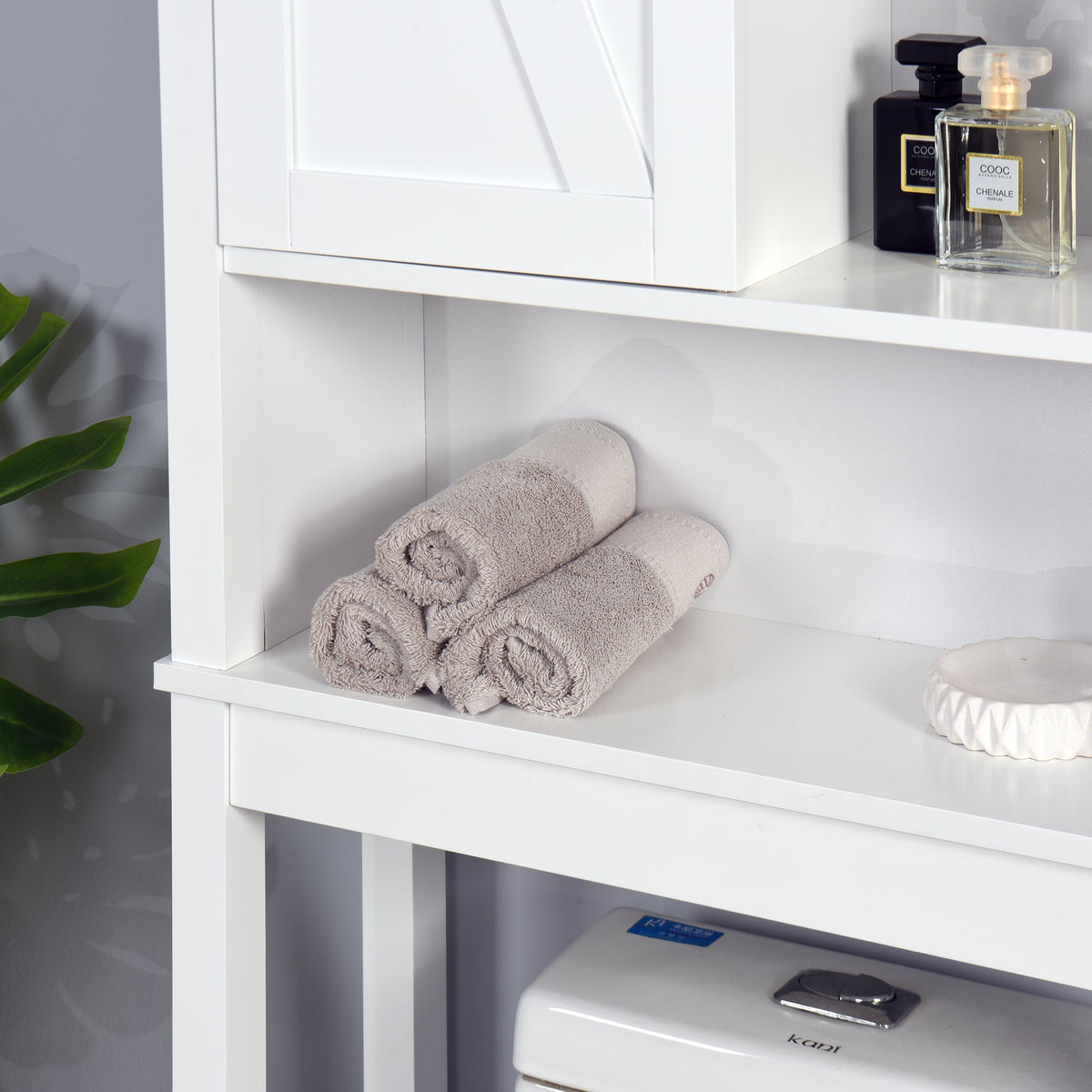 Over-the-Toilet Storage Cabinet, Space-Saving Bathroom Cabinet