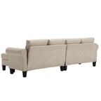 Convertible Sectional Sofa with Storage,L-shaped sofa,Four-seater sofa