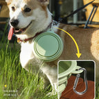 Dog Feeders Folding Silicone Bowl Outdoor Travel Foldable Portable