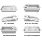 Foldable Dish Rack Kitchen Storage