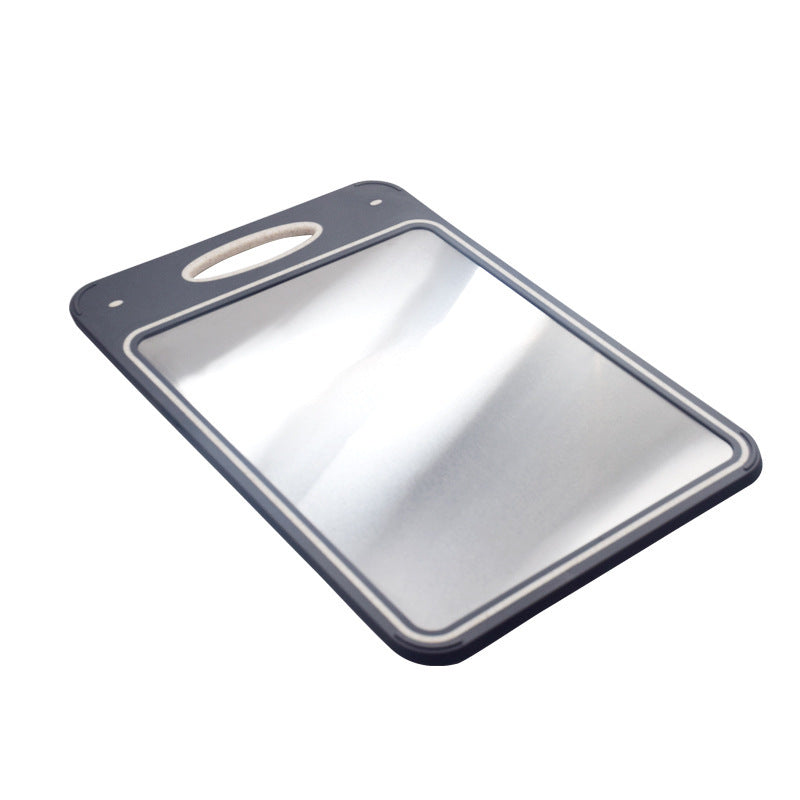Kitchen double-sided food grade plastic cutting board 304 stainless steel