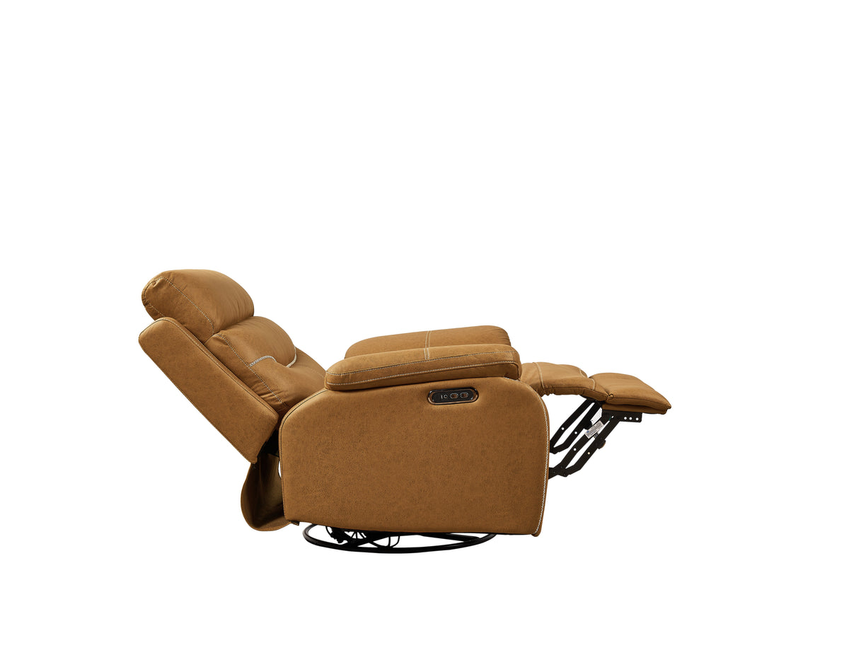 Liyasi Dual OKIN Motor Rocking and 240 Degree Swivel Single Sofa Seat recliner