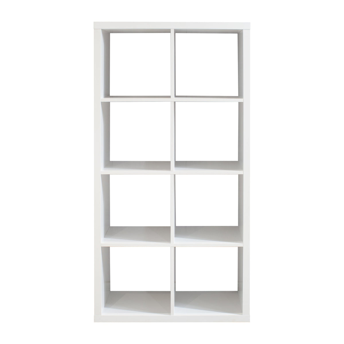 Smart Cube 8-Cube Organizer Storage with Opened Back Shelves 2 X 4 Cube Bookcase