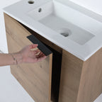 Bathroom Vanity with Sink 22 Inch for Small Bathroom,Floating Bathroom Vanity