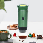 2025 Upgraded 3-in-1 Cordless Coffee Maker - 20Bar Portable for Car/Camping/Home