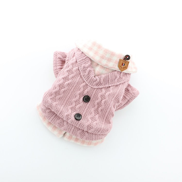 Dog clothes, pet clothes, winter lollipop dog clothes, cat clothes,