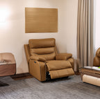 Liyasi Dual OKIN Motor Rocking and 240 Degree Swivel Single Sofa Seat recliner