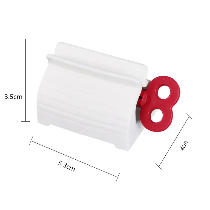 New Bathroom Accessories Toothpaste Squeezer Tooth Paste Dispenser Tube Squeezer Facial Cleanser Press Rolling Holder for Kids