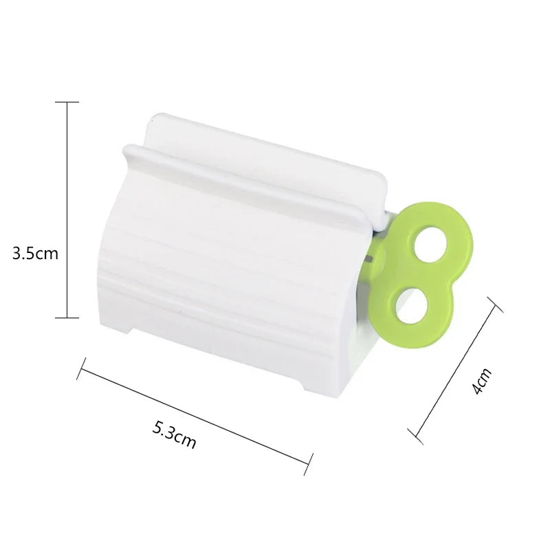 New Bathroom Accessories Toothpaste Squeezer Tooth Paste Dispenser Tube Squeezer Facial Cleanser Press Rolling Holder for Kids