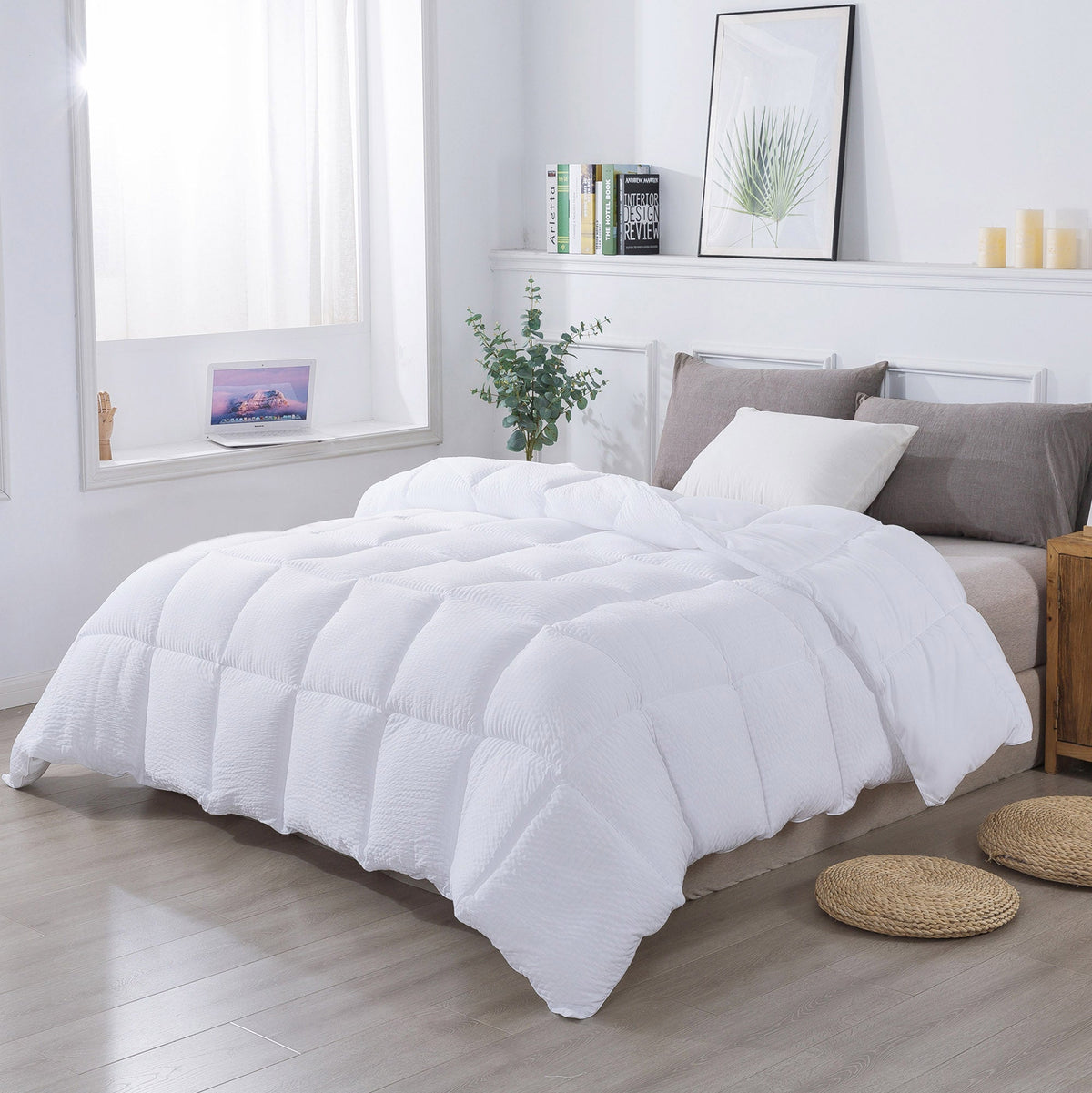 Kasentex Reversible All-Season Comforter Twin/Queen/King -  Bedding