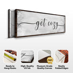 Get Cozy Canvas Wall Art